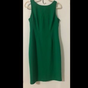 Vince Camuto Green Sleeveless Dress with Back Cutouts, Size 8